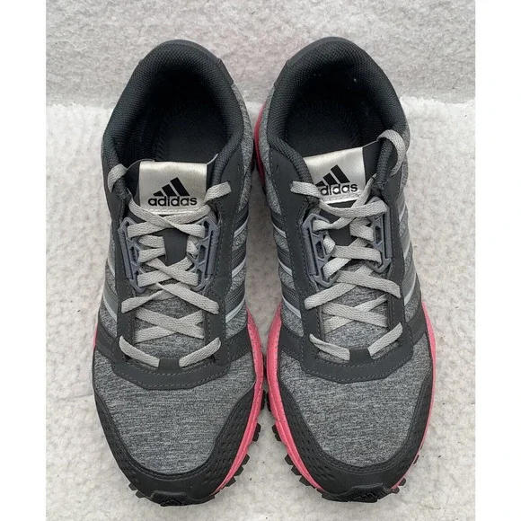 Adidas Running Shoes Womens 9 AKTIV Trails Hiking Gray Pink NO INSOLES B26576 - Picture 3 of 12
